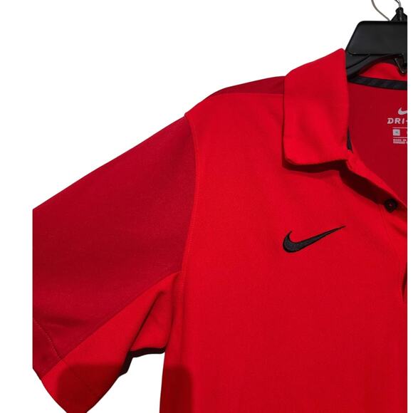 Nike Red Ohio State Dri-Fit Polo Size M - Picture 3 of 6